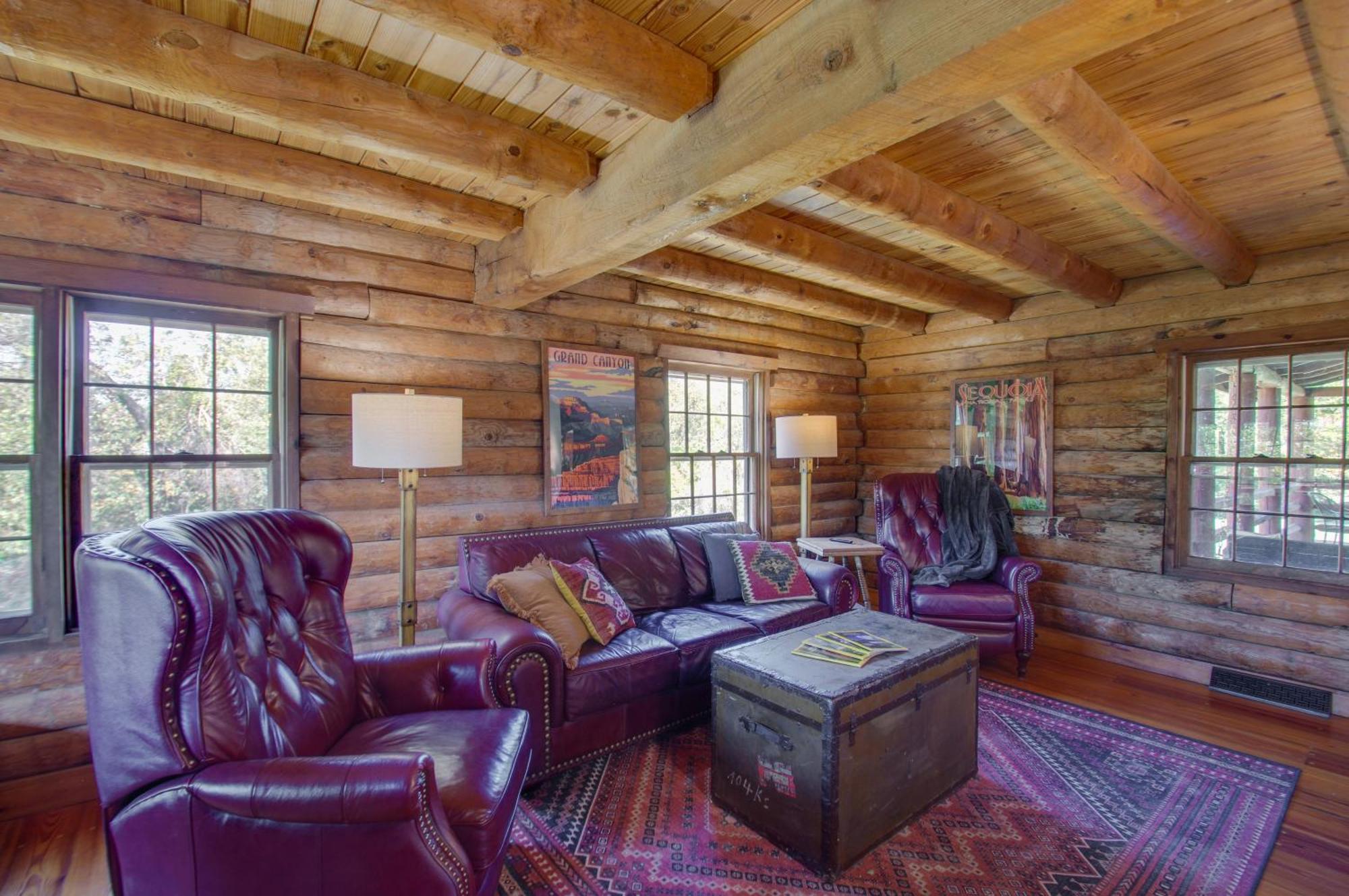 Ruckersville Cozy Log Cabin Getaway With Fire Pit And 3 Acres! מראה חיצוני תמונה