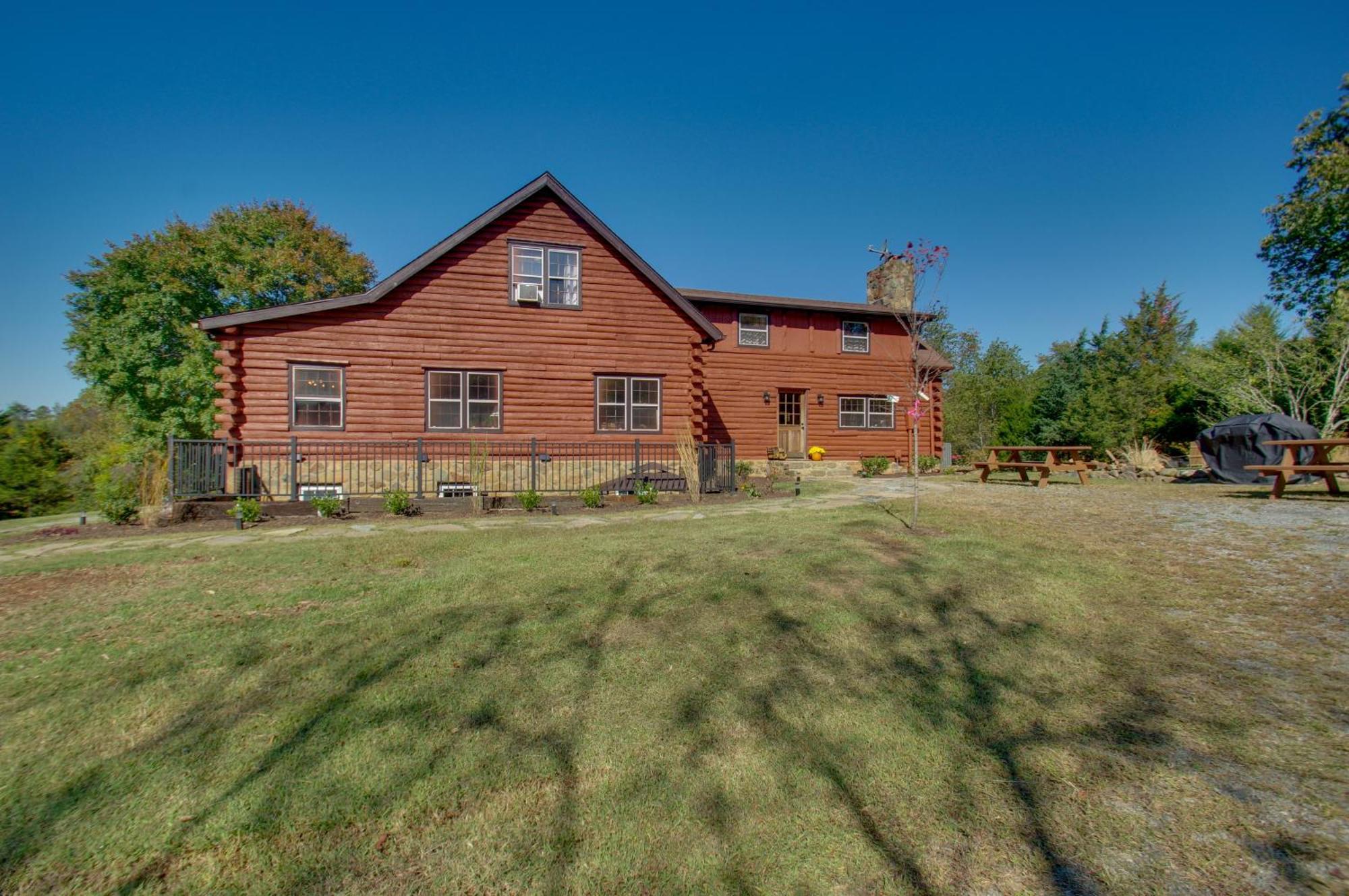 Ruckersville Cozy Log Cabin Getaway With Fire Pit And 3 Acres! מראה חיצוני תמונה